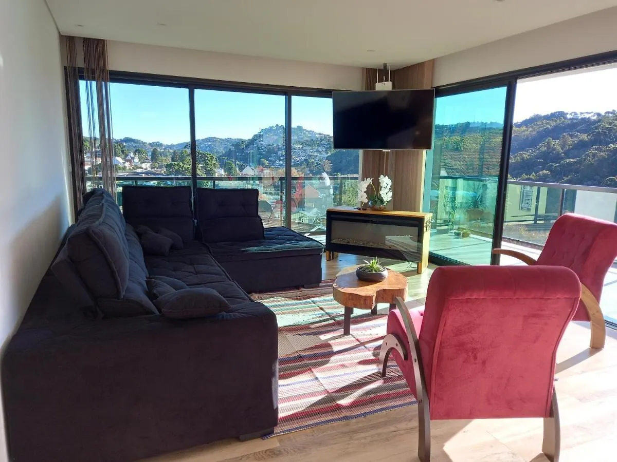 Casa Em Campos Do Jordao Com Bela Vista Villa Holiday home